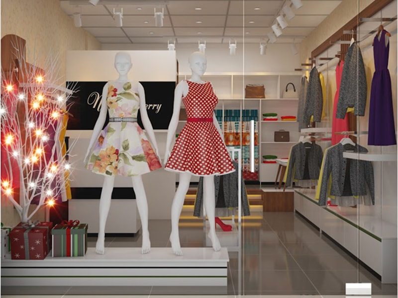 thiết kế thi công shop quần áo Vinh Nghệ An Hà Tĩnh