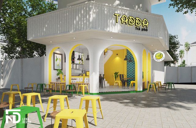Mẫu thiết kế quán trà chanh tại Nghệ An Hà Tĩnh