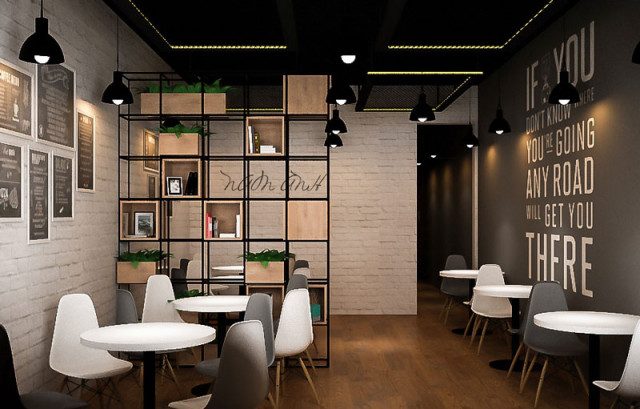 cách trang trí quán trà sữa đẹp