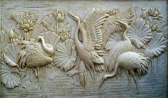 Đắp phù điêu trang trí mặt tiền nhà tại Hà Tĩnh 