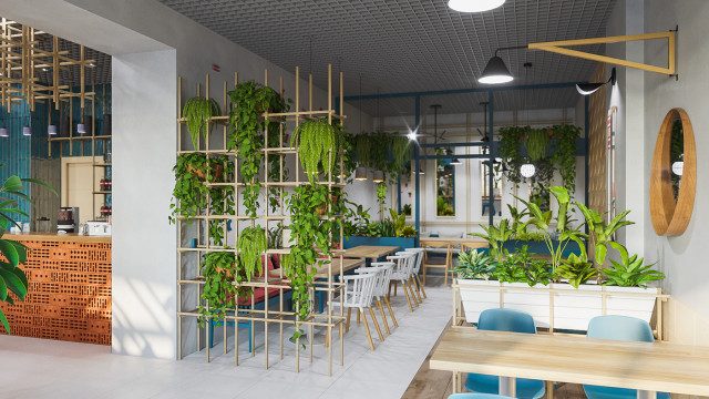 mẫu thiết kế quán trà sữa đẹp