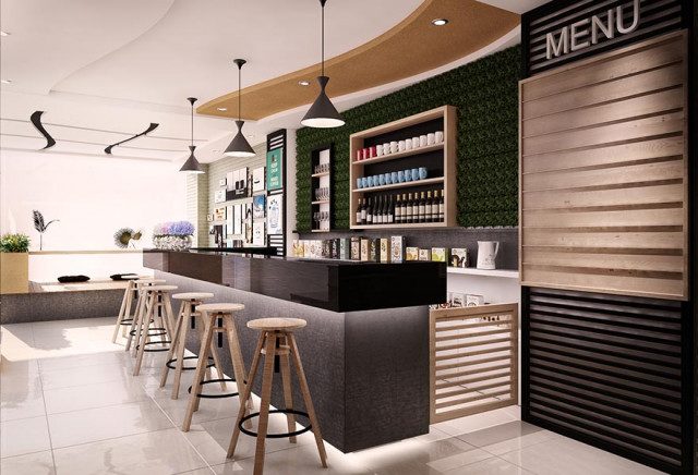 thi công quán trà sữa tại Hà Tĩnh