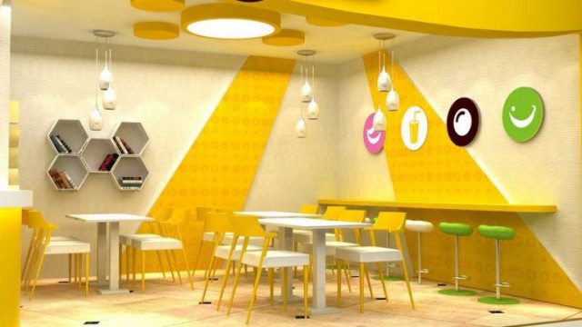 thiết kế quán trà sữa tại hà tĩnh