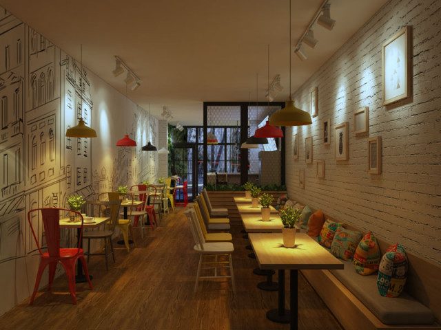 thiết kế quán trà sữa tại hà tĩnh