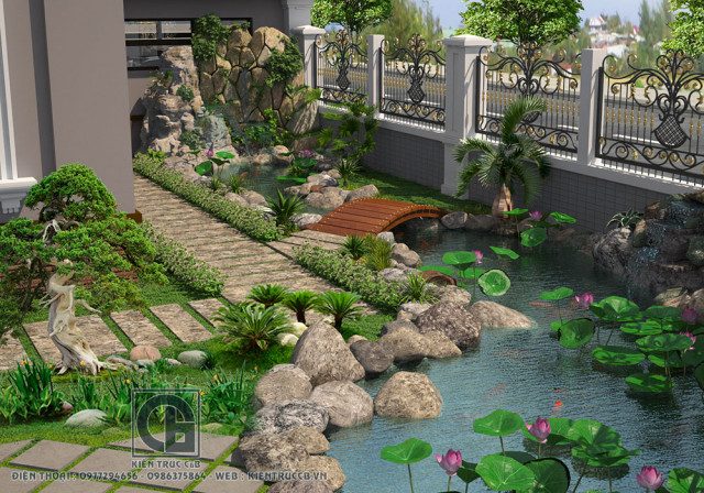 Tư vấn thiết kế thi công tiểu cảnh sân vườn tại Hà Tĩnh