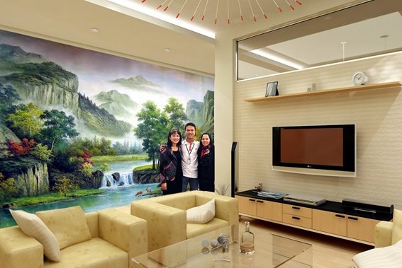 Vẽ trah tường phòng khách sạn đẹp 4