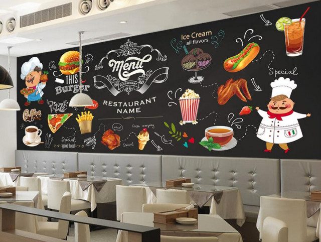 vẽ tranh tường quán cafe tại hà tĩnh