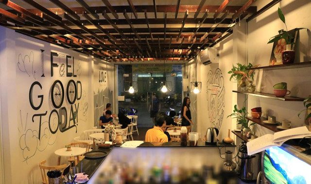 vẽ tranh tường quán trà sữa tại hà tĩnh