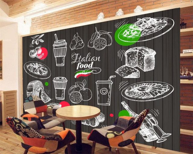 vẽ tranh tường quán trà sữa tại hà tĩnh