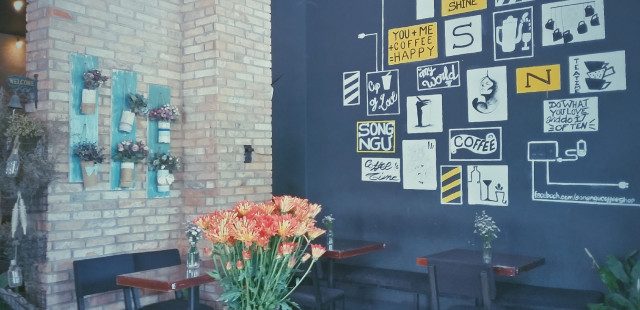 Vẽ tranh tường quán trà sữa tại Nghệ An