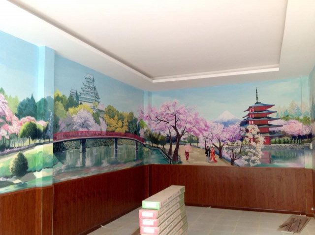 vẽ tranh tường tại nghệ an