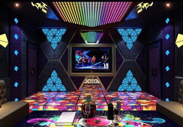 Thi công nội thất phòng karaoke tại nghệ an 1