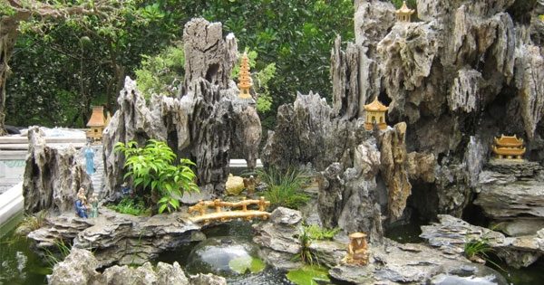 Thi công tiểu cảnh hòn non bộ tại Nghệ An