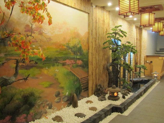 Thi công tiểu cảnh nhà hàng khách sạn tại nghệ an