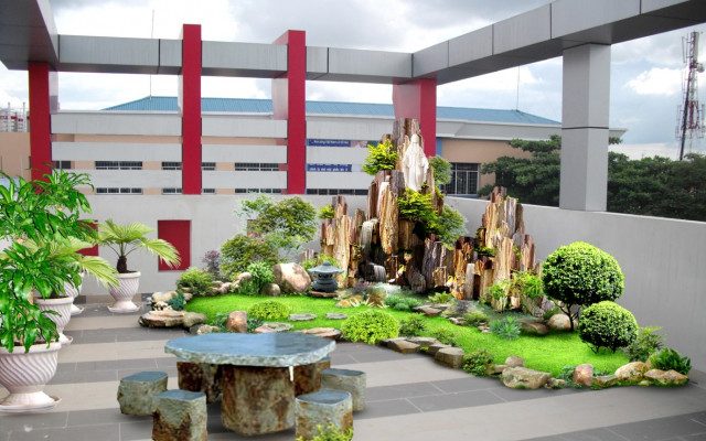 Thi công tiểu cảnh nhà hàng khách sạn tại nghệ an