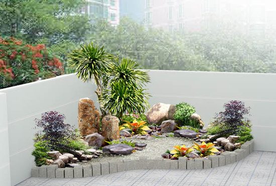 thi công tiểu cảnh sân vườn tại Hà Tĩnh