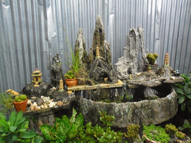 Thiết kế thi công hòn non bộ tại Nghệ An