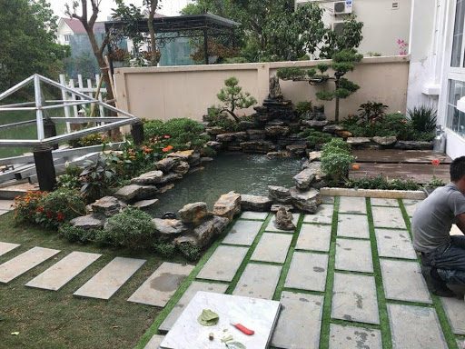 thiết kế thi công tiểu cảnh sân vườn nghệ an
