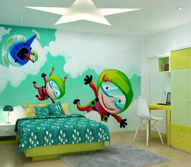Vẽ tranh tường phòng bé tại hà tĩnh 3