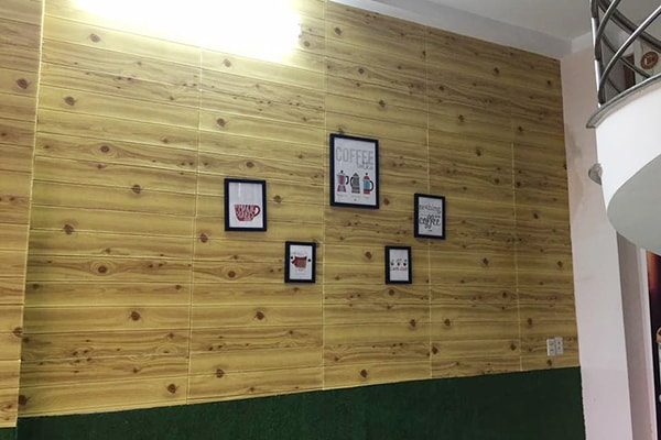 Xốp dán tường giả gỗ
