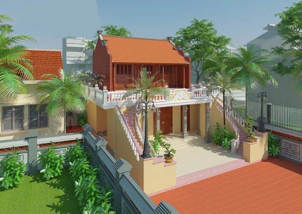 Thiết kế thi công nhà thờ họ từ đường theo phong thủy