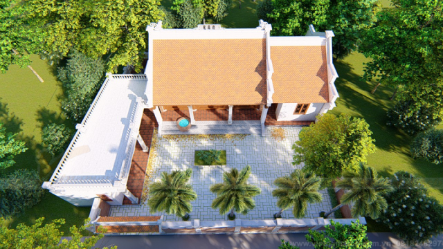 Thiết kế thi công nhà thờ họ từ đường theo phong thủy