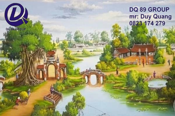 vẽ tranh tường miền bắc 1