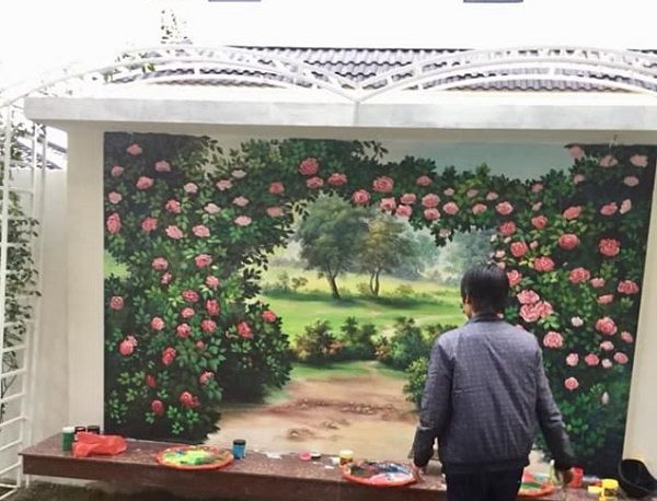 đội thợ đắp vẽ hàng rào tại nghệ an hà tĩnh 8
