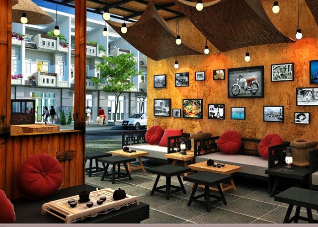 ý tưởng thiết kế thi công quán cafe tại nghệ an hà tĩnh