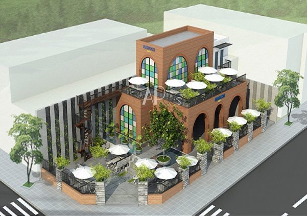 thiết kế thi công quán cafe tại quảng ngãi 8