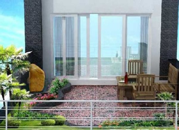 thiết kế thi công tiểu cảnh ban công ở nghệ an hà tĩnh 9