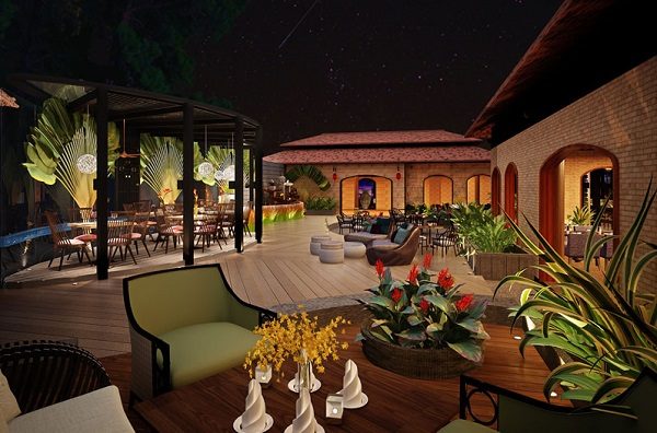 thiết kế thi công tiểu cảnh khách sạn tại vinh nghệ an hà tĩnh 2