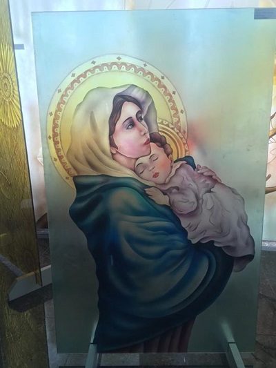 vẽ tranh nhà thờ công giáo 7