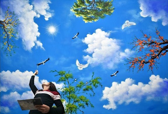 vẽ tranh trần mây tại nghệ an hà tĩnh 3