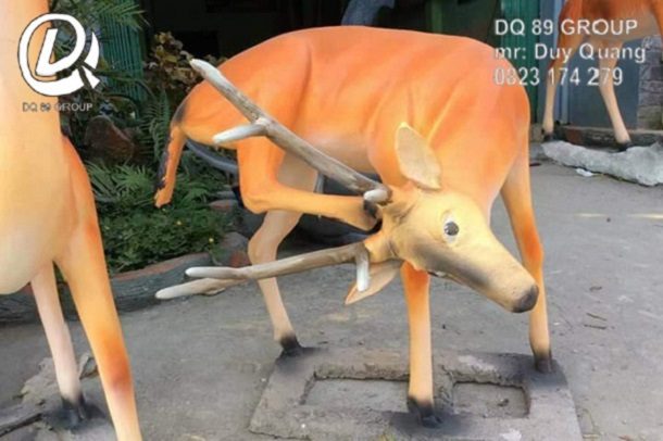 đắp con thú vật công viên sân vườn 7