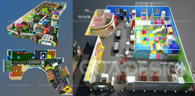 Công Ty thiết kế thi công khu vui chơi trẻ em toàn quốc