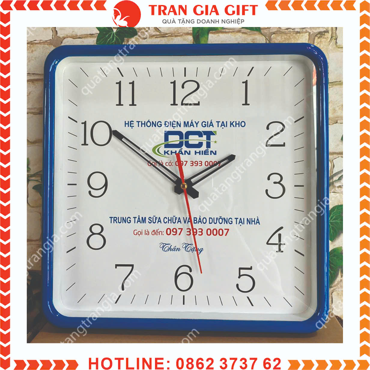 Đồng Hồ Treo Tường In Logo MSP02