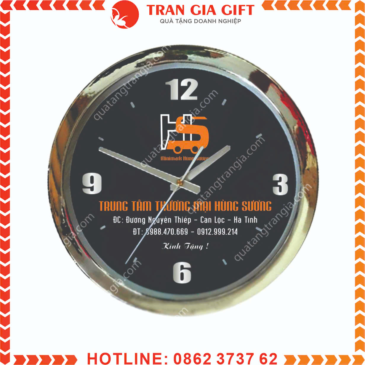 Đồng Hồ Treo Tường In Logo MSP02