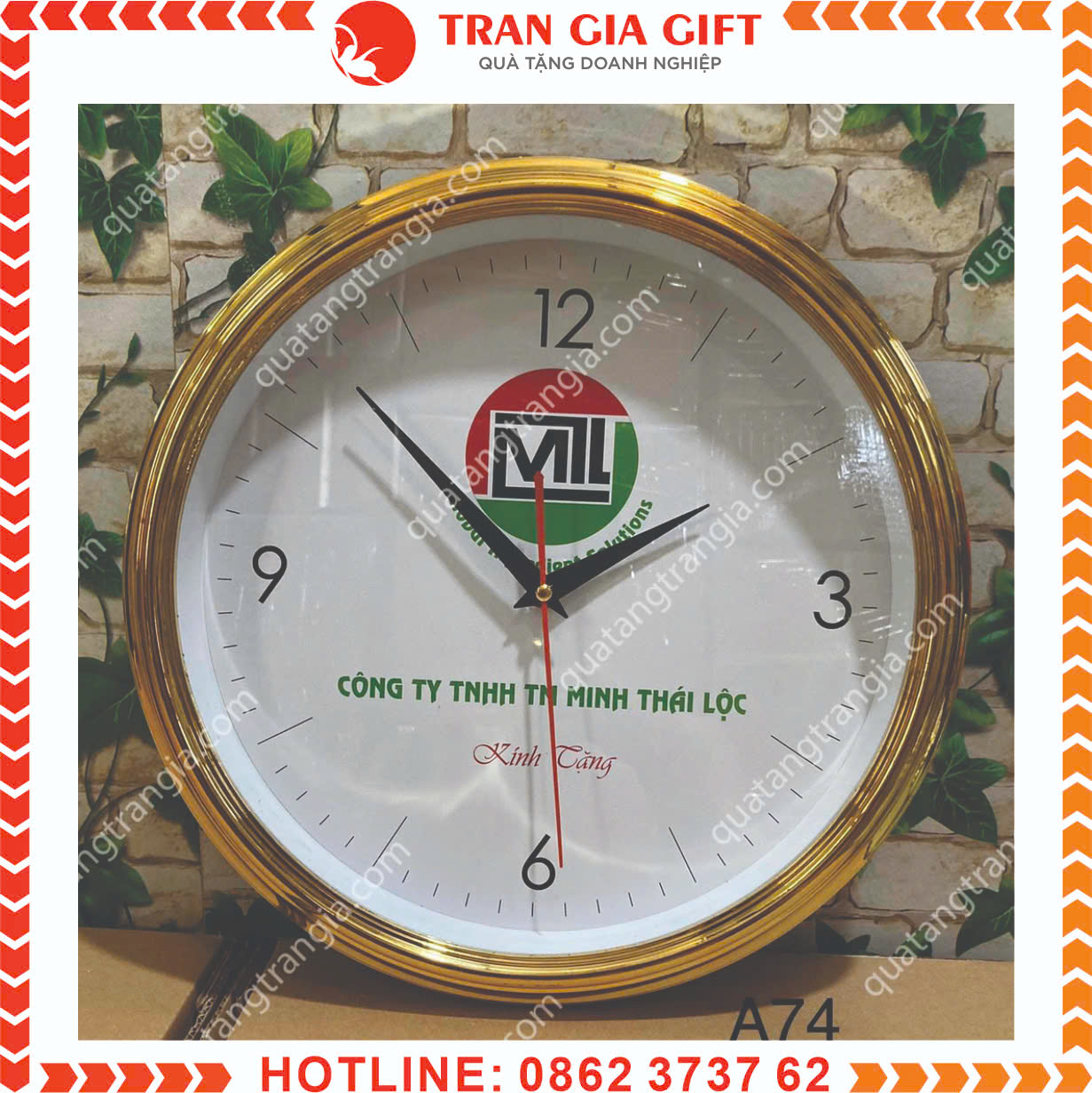 Đồng Hồ Treo Tường In Logo MSP04